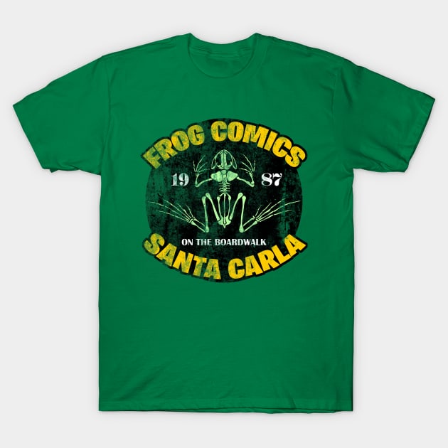 Frog Comics, distressed T-Shirt by hauntedjack